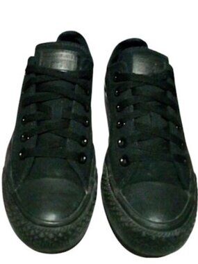 Converse All‑Star Chuck Taylor Black Low Top Sz 5.5 / 7.5